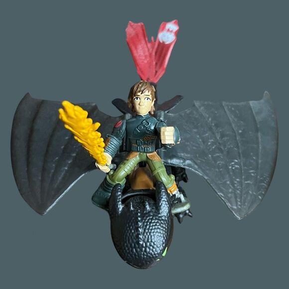 DreamWorks Meatlug Toothless & Hiccup Armored Dragon & Breakaway Armour Dragons - Picture 3 of 12